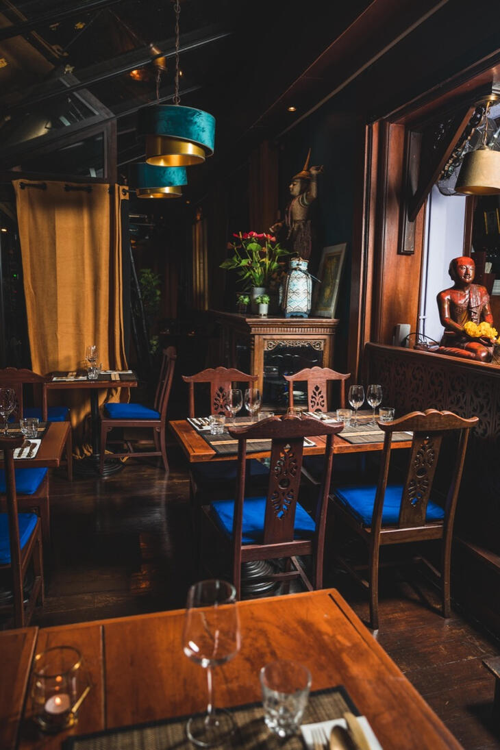 Intérieur du restaurant Khun Akorn