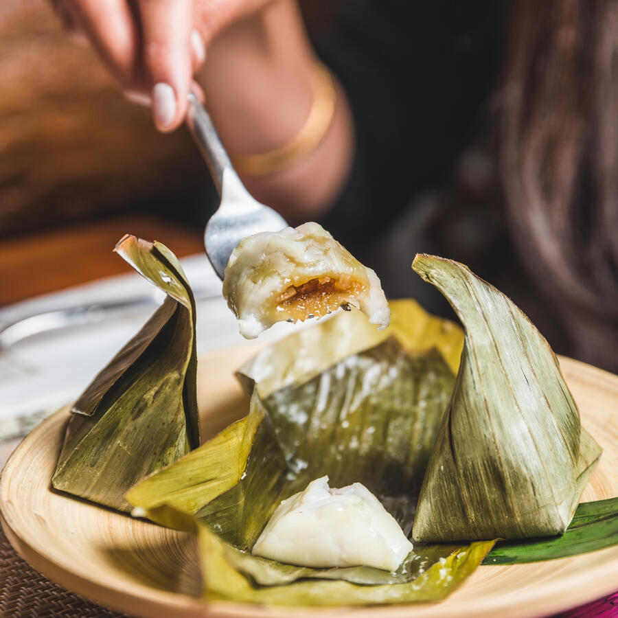 Gateau à la crème de coco - Khun Akorn
