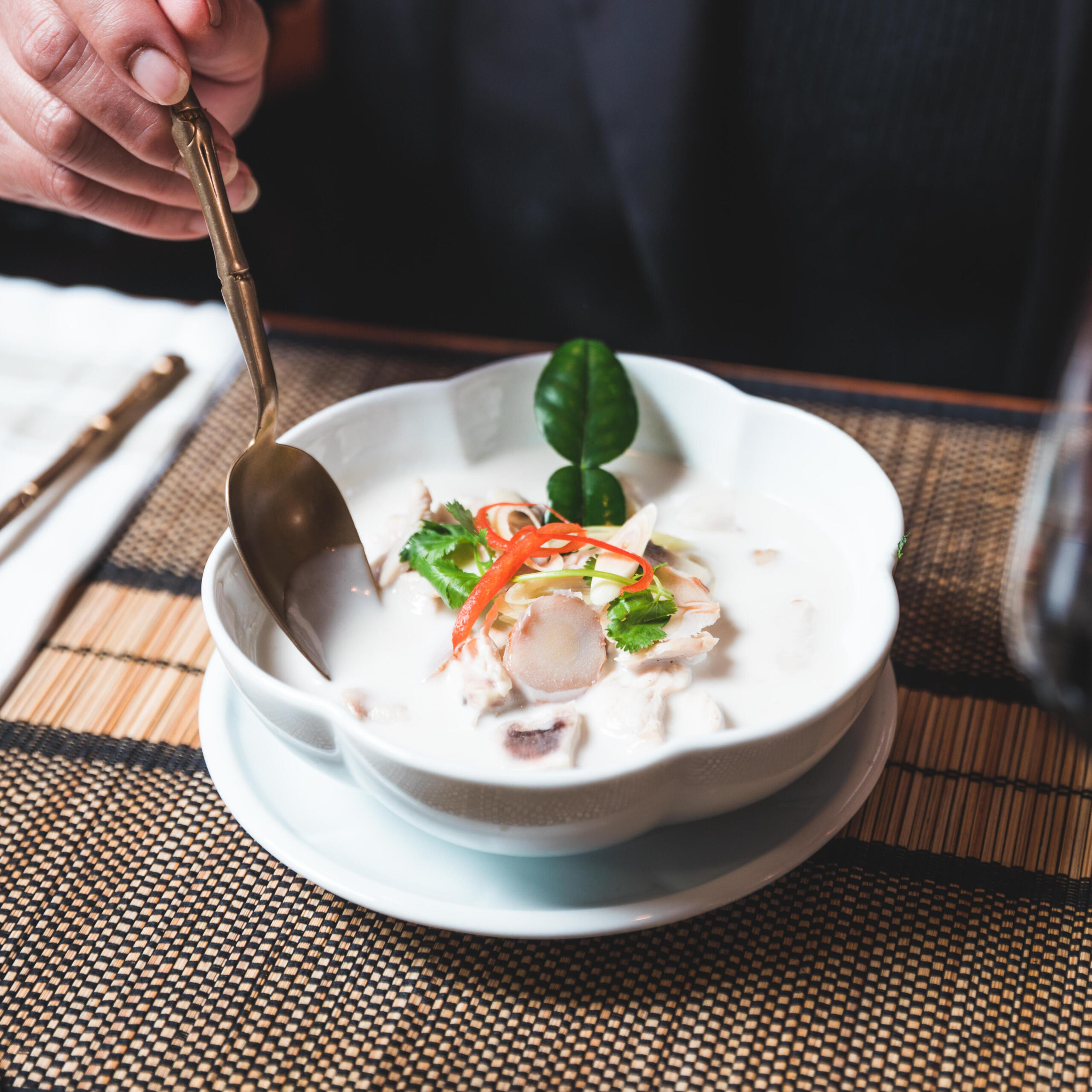 Tom Kha Pak - Khun Akorn