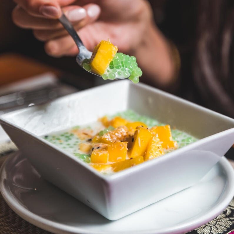 Gateau à la crème de coco - Khun Akorn